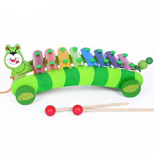 Piano À Main En Bois Pour Enfants, Jouets Éducatifs, Musique, Animaux, Octave Drag