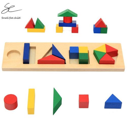 Jouets En Bois Pour Bébé, Apprentissage Et Éducatifs Montessori, Jeu De Forme Géométrique Pour Enfants, Nouvelle Collection