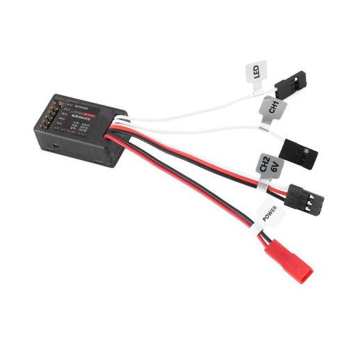 Contrôleur De Vitesse 2s/3s Esc Brossé 10a, Avec Feu Stop, Pour Modèle De Voiture, De Bateau Et D'Avion