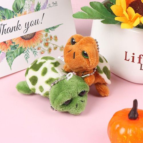 Jouets Cadeaux Poupée Tortue En Peluche 1 Pièce, Nouveau Jouet En Peluche Tortue Porte-Clés Sac Décor Poupée Tortue Enfant