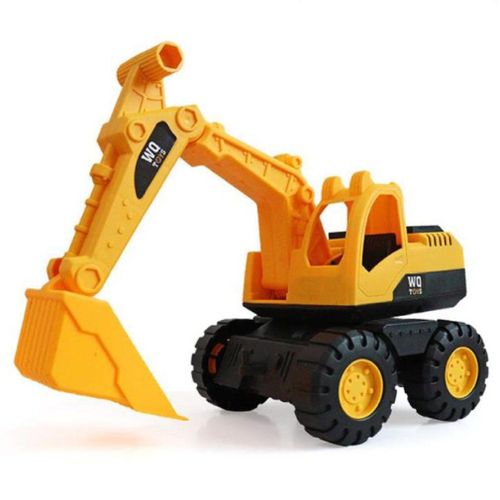 Bulldozer En Plastique Robuste, Jeu De Véhicules De Construction, Pelleteuse, Camion À Benne, Jouets