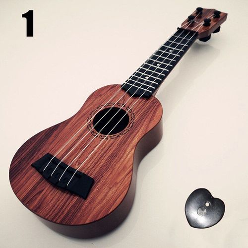 Jouet De Guitare Ukulele Classique Pour Enfants, Instrument De Musique Éducatif, Pour Débutants, Cadeau De Noël, 1 Pièce