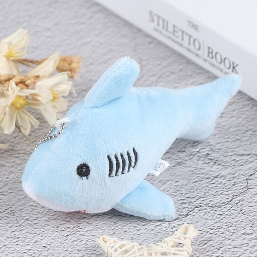 Porte-Clés En Peluche De Requin De 12cm, Jouets, Pendentif, Poupée En Peluche De Baleine De Dessin Animé Doux, Sac À Dos, Porte-Clés, Sac, Cadeaux Pour Enfants