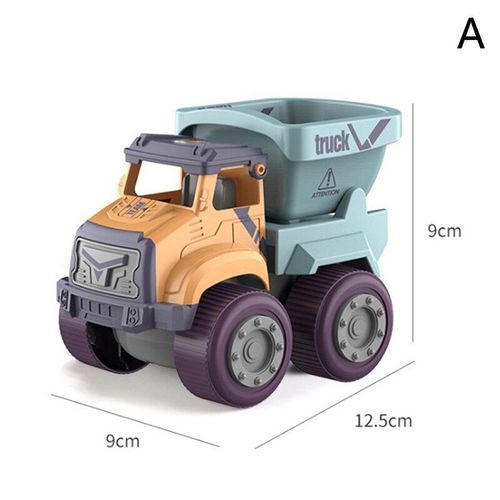 Jouet De Simulation De Voiture Pour Enfants, Mini Cadeau Pour Garçons, Grand Bébé, Ingénierie, Inertie, Pelle En Retrait, Modèle Tracteur, Camion À Benne, Grue