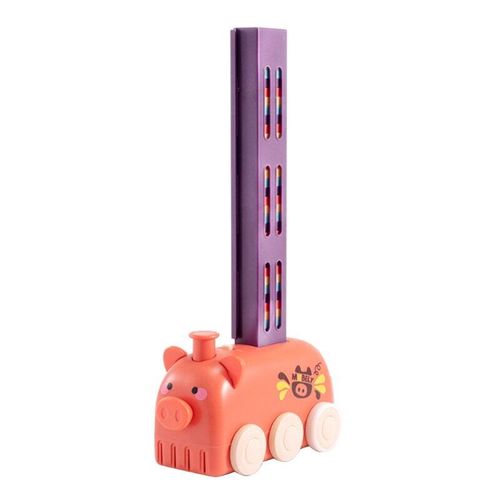 1 Ensemble De Blocs De Dominos Colorés, Jouet De Développement Pour Bébé, Bloc De Construction Créatif Pour Enfants D'âge Préscolaire, Cadeau Éducatif