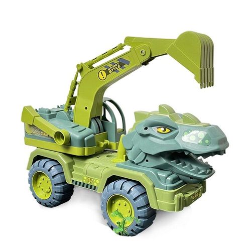 Voiture Pour Garçons, Tête De Dinosaure À Inertie, Pelleteuse, Véhicule D'Ingénierie, Jouets Pour Garçons Et Filles De 3 4 5 6 Ans, M89c
