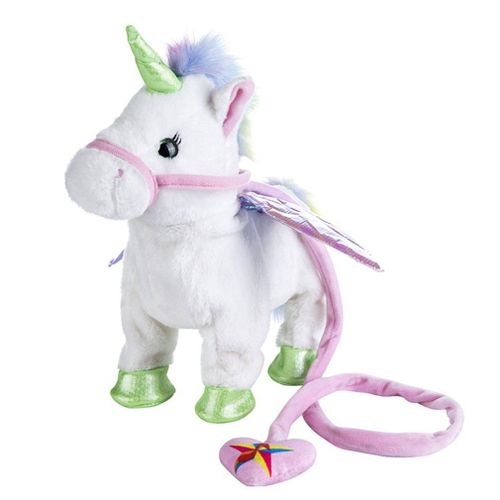 Jouet Licorne En Peluche Électrique Pour Enfants, 25cm, Jouet En Peluche, Musique Électronique, Cadeaux De Noël