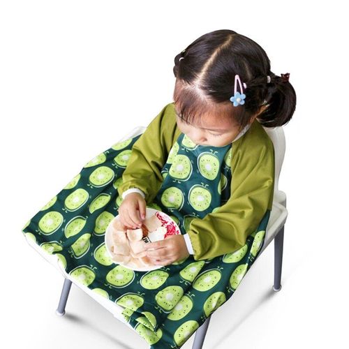 Robe D'alimentation Imperméable Pour Enfants, Manches Longues, Couverture De Table À Manger Intégrée, Type Housse De Chaise Haute Pour Bébé, Vêtements Pour Enfants, Tablier De Peinture
