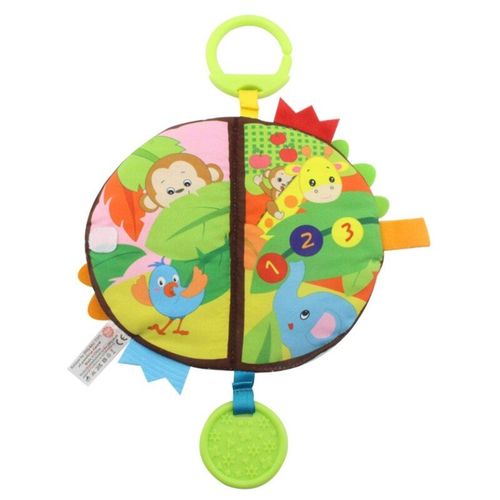 Livre Interactif Avec Queue Mignonne Pour Enfants, En Tissu, Pour Les Activités Précoces Des Bébés, Hochets, Apprentissage Des Animaux, Livre D'apprentissage Préscolaire Pour Nourrissons