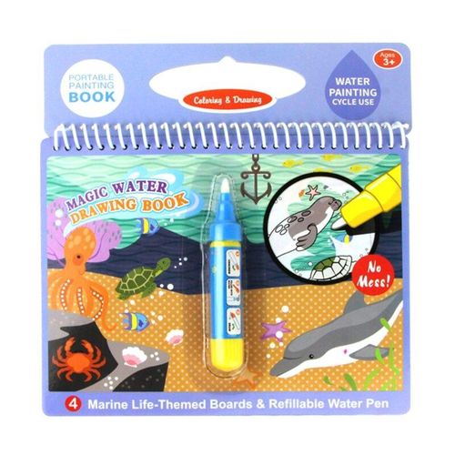 Livre De Couleurs Interactif Amusant Pour Bébé, Livre De Peinture Éducatif Avec Stylo À Eau Pour Enfants De Plus De 3 Ans