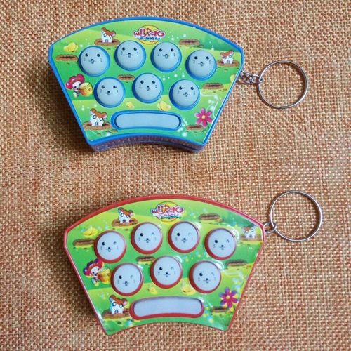 Machine De Jeu Portable Pour Hamster, Jouet Anti-Stress, Décompression Musicale, Battement, Porte-Clés, 1 Pièce