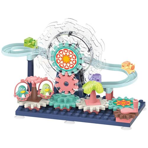 Jeu De Jouets À Empiler Pour Enfants, Jeu De Construction De Mini Parc Ferriswheel, Blocs D'assemblage D'engrenages Pour Enfants, Promotion Utile Du Bébé
