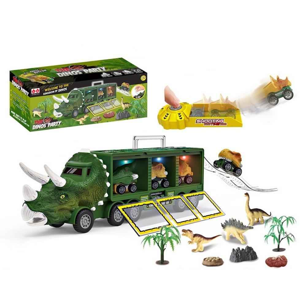 Camion Dinosaure, Jouets De Transport De Camion Avec 6 Jouets De  Dinosaures, Cadeau Parfait Pour Noël