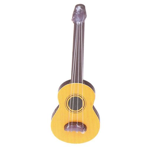 Pièces D'Instruments Miniatures À Échelle 1/12, 1 Pièce, Pour Décoration De Maison, Meubles En Bois Pour Enfants, Artisanat, Accessoires De Guitare