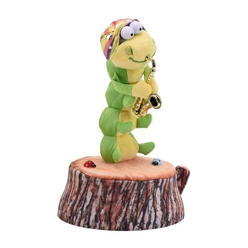 Saxophone Électrique Amusant, Danse, Chant, Ver Charpentier, Dessin Animé Mignon, Peluche D'insecte Doux, Jouet En Peluche Pour Enfants, Cadeaux D'anniversaire De Fête Pour Bébé