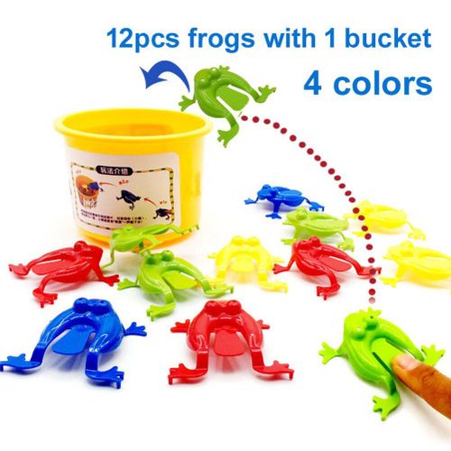 Jouet Seau De Saut Grenouille 12 Pièces, Jeu D'action De Fête Nostalgique Pour Enfant, Poupée, Jouet Éducatif, Cadeau