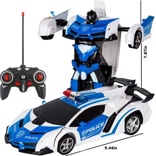 Télécommande 2 En 1, Voiture, Déformation, Conduite, Modèle Robot, Télécommande, Jouet Pour Enfants, Cadeau