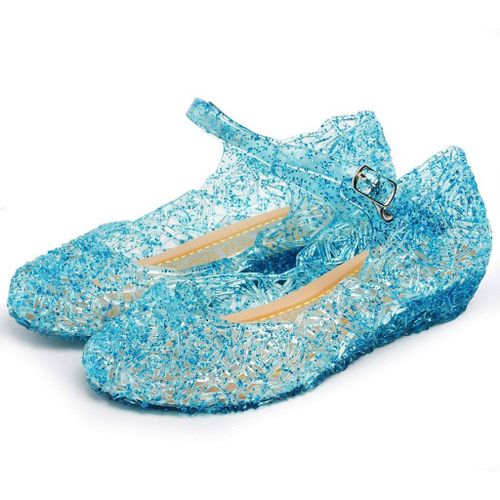 Chaussures De Princesse En Cristal Pour Filles, Sandales De Fête, Cosplay, Costume D'halloween