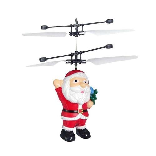 Avion À Induction Du Père Noël, Chargement Usb, Jouet, Lumière Led, Mini Avion Rc Drôle, Cadeau De Noël Pour Enfants