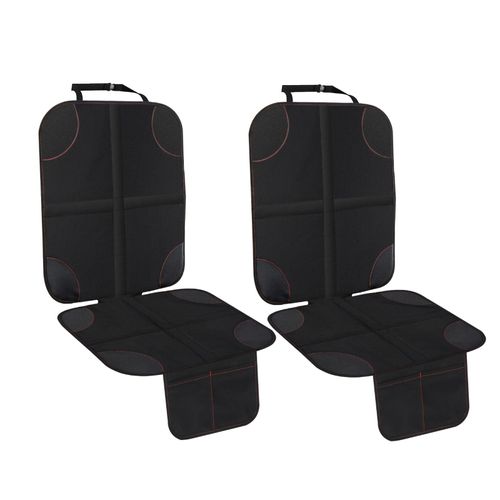 Protecteur De Sièges Arrière De Voiture Pour Enfants, 2 Pièces, Tapis De Protection Antidérapant Durable Avec 2 Poches En Filet
