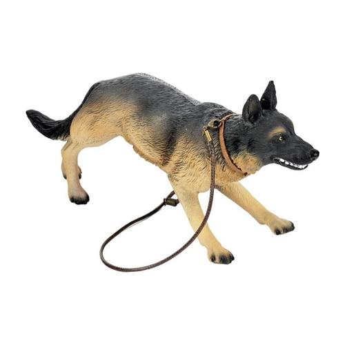 Figurines De Chiens De Police À Échelle 1/6, Accessoires De Soldats Militaires, Jouets De Berger Allemand, Mini Figurines D'Animaux