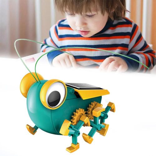 Robot Solaire Bricolage Pour Enfants, Jouet Éducatif Intéressant De Construction, Expérience Scientifique, Sauterelle, Puissance D'épissure