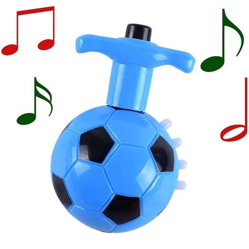 Gyro Électrique Led, 1 Pièce, Lumière Colorée Clignotante, Musique, Modèle De Football, Transmetteur, Veilleuse Rotative, Jouet Pour Enfants, Cadeau
