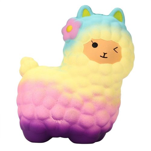 Jouets À Presser Pour Enfant, Mouton Géant, Alpaga, Galaxie, Mignon, Lent, Animal, Anti-Stress, Cadeau Exquis, Vente En Gros