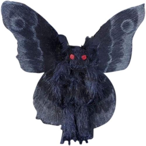 Peluche Gothique En Forme De Papillon Pour Enfants, Jouet Mignon, Yeux Rouges Brillants, Décoration De Jardin, Maison, Cadeau D'Anniversaire