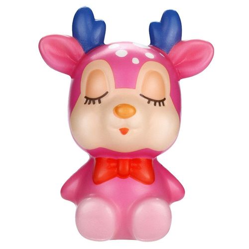 Cerf De Noël Crème À Montée Lente, Jouets Parfumés Anti-Stress, Poupée De Dessin Animé Mignon, Jouets Amusants À Presser, Cadeau