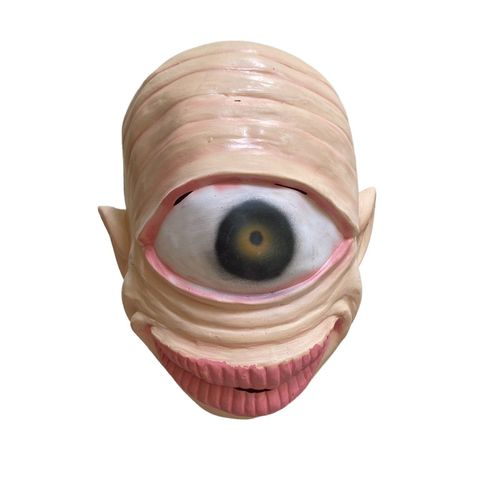 Masque De Monstre One Eye, Grande Bouche Et Yeux, Masque D'horreur Effrayant, Couvre-Chef En Latex, Costume Cosplay D'halloween, Accessoires Pour Adultes