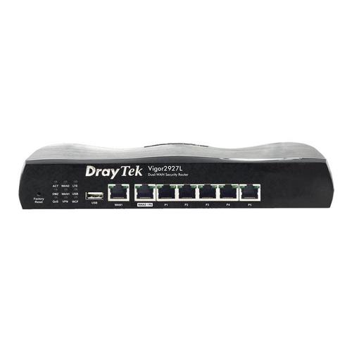 Draytek Vigor 2927L - - routeur - - WWAN commutateur à 6 ports - 1GbE, PPP - ports WAN : 2 - LTE