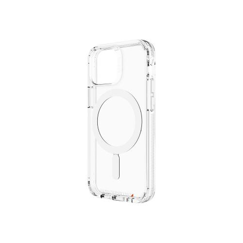 Gear4 Crystal Palace Snap - Coque De Protection Pour Téléphone Portable - Compatibilité Avec Magsafe - D3o Crystalex - Clair - Pour Apple Iphone 13 Mini
