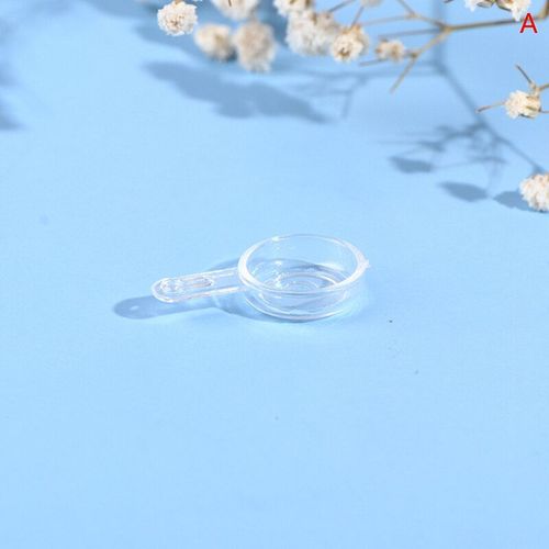 Ensemble De Vaisselle À Échelle 1:12, Accessoires De Cuisine Miniatures, Assiette En Plastique Transparente, Tasse, Bols, 1 Pièce