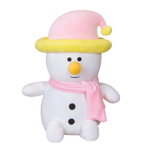 Poupées En Peluche Bonhomme De Neige Pour Bébé, Animal En Peluche Cerf Avec Bois Et Écharpe Rouge, Jouet De Noël Pour Enfants, Cadeau De Noël