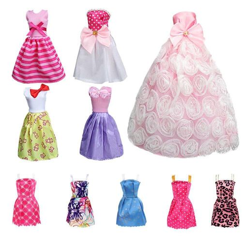 Chaussures De Poupée, Bottes, Mini Robe, Collier, Tenue, Bricolage, Maison De Poupée, Accessoires De Jouets, Fait À La Main, 85 Pièces