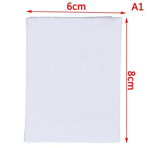 Mini Toile Tendue Pour Artistes, 1 Pièce, Petite Planche D'Art Acrylique/Peinture À L'Huile, Vierge, Dessin, Jouets, Fourniture