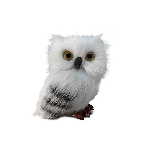 Poupée En Peluche De Hibou En Peluche Pour Enfants, Décoration Réaliste Et Réaliste, Jouet Interactif Pour Animaux De Compagnie, Cadeau Pour Enfants