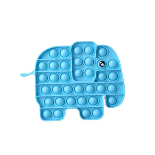 Jouet Sensoriel Anti-Stress Pour Enfants Et Adultes, Bulle À Pousser, Éléphant, Autisme
