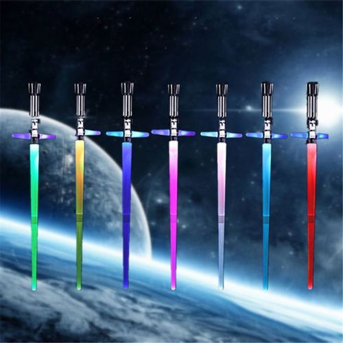 Sabre Laser Lumineux Pour Enfants, Jouets, Son Lumineux Rétractable, Lumineux, Mot Lumineux, Bâton Lumineux Clignotant À Led, Nouveauté