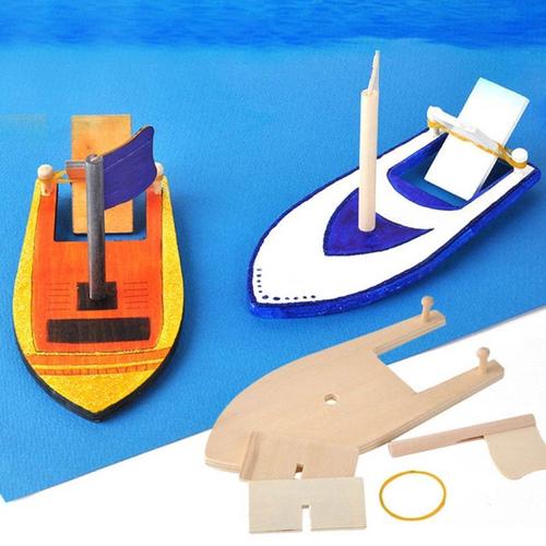 Kits De Bricolage De Voilier En Bois, Modèle De Bateau, Jouets De Peinture Éducatifs Pour Bébés, Décor De Dessin De Maternelle, Cadeau D'anniversaire Pour Enfants