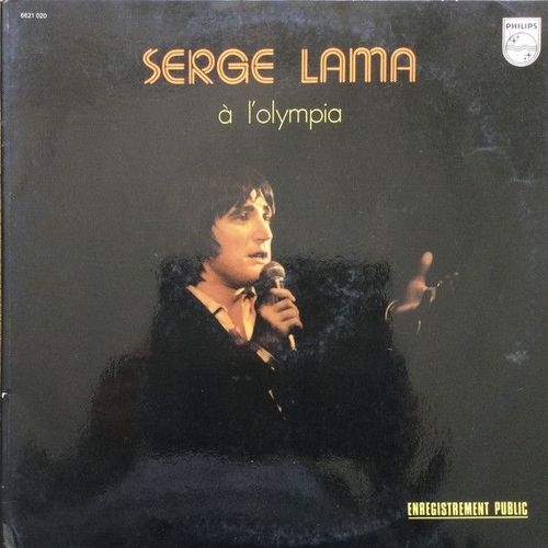 Serge Lama A L'olympia 1974 2 X Vinyles
