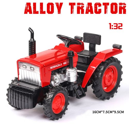 Tracteur Agricole En Métal Moulé Sous Pression 1:32, Modèle Jouet Classique, Véhicule D'Ingénierie Agricole, Voiture En Alliage Pour Garçons, Cadeaux Amusants Pour Enfants