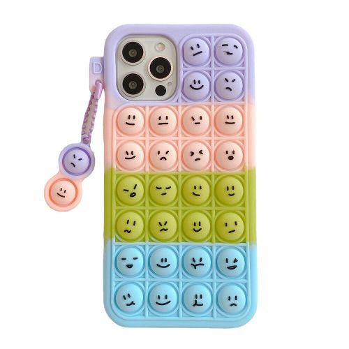 Jouet Sensoriel Anti-Stress Arc-En-Ciel Pops, Anti-Stress, Anti-Stress, Pour Autisme, Housse De Protection Pour Téléphone, Nouveauté
