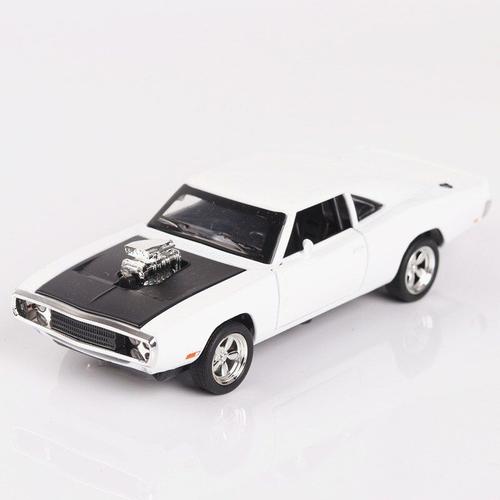 Modèle De Voiture En Alliage Moulé Sous Pression, Modèles En Métal Fast & Furious, Véhicule Musclé Américain Avec Éclairage Musical, Jouet Cadeau Pour Garçon, 1/32