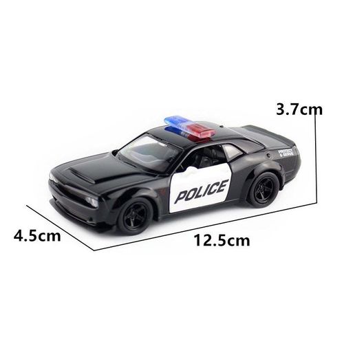 Modèle De Voiture De Police En Alliage Moulé, Jouet De Haute Simulation Pour Enfants, Lambo, Dodge, Ford, Mustang, F150, Collection 1/36