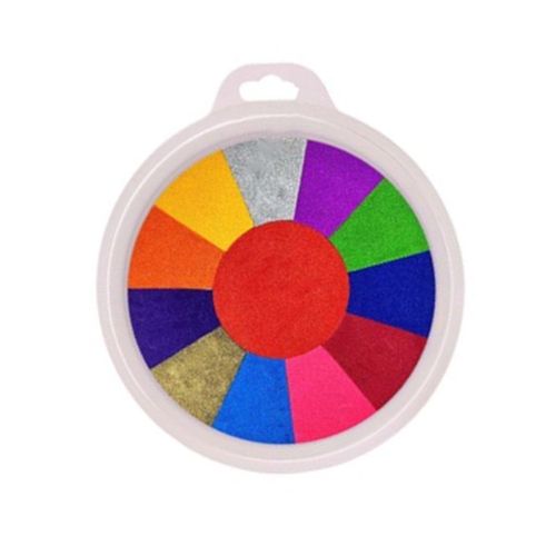 Tampon Encreur Rond Amusant Pour Enfants, 12 Couleurs, 24cm, Bricolage, Peinture Au Doigt, Artisanat, Dessin Montessori, Jouet Pour Bébé De 0 À 12 Mois