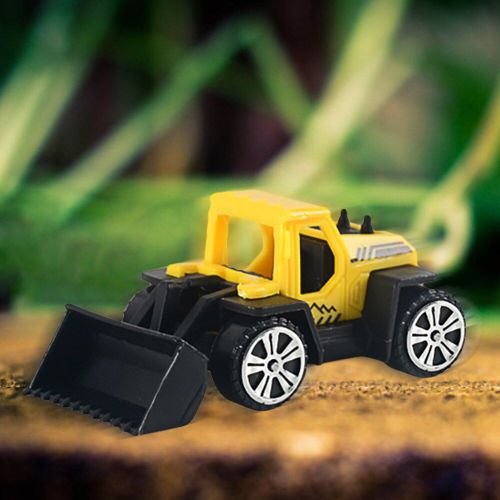 Ensemble De Mini Jouets De Voiture D'Ingénierie Classique, Jouet Pour Enfants, Hélicoptère, Mini Tracteur De Voiture En Alliage D'Ingénierie, Véhicule Moulé Sous Pression