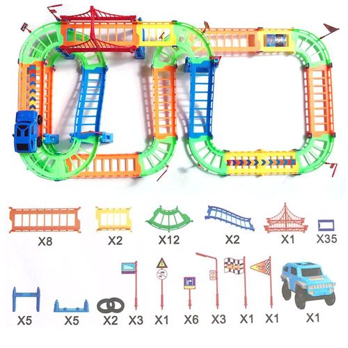 Rails De Train Flexibles, Accessoires, Jouets, Rails De Train Flexibles, Assemblage Pour Enfants, Ensemble De Jouets Éducatifs Précoces Pour Garçons, Cadeaux