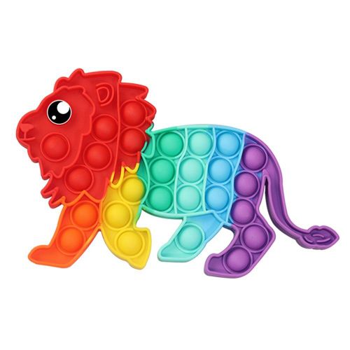 Jouet Anti-Stress Pour Enfant, Bulle Arc-En-Ciel, Animal Fidget, Pour Autisme, Besoins Spéciaux, À Presser, Amusant, Tigre Lion, Anti-Stress, Pour Se Détendre